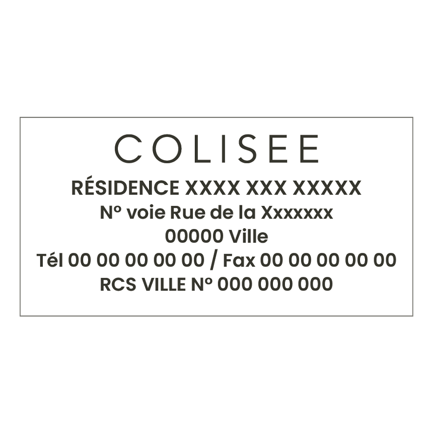 vignette tampon 4926 empreinte logo +5L